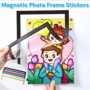 Magnetic Photo Frame Stickers Self-adhesive Frames Wall Sticker Display Card Business Permit