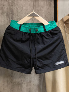 กางเกงขาสั้นผู้ชาย ทรงหลวม แห้งเร็ว ทรงสามส่วน ทรงหลวม กางเกงขาสั้นชายหาดกลางแจ้ง กางเกงขายาวทรงหลวม ทรงหลวม ทรงหลวม