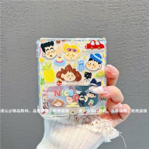 Fashionable Silicon Foldable Screen Phone Case for Huawei Novaflip Ins Style Full Screen Protection Cover for Women Small New Family Suitable