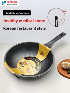 Non-stick Smokeless Flat Bottom Frying Pan
