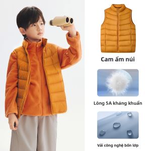 BOSIDENG | Áo Gile Bông Siêu Nhẹ Chống Khuẩn Tứ Bảo Vệ Cho Trẻ Em