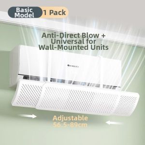 Filtering Air Conditioner Baffle Plate For Direct Blowing Prevention 1pc