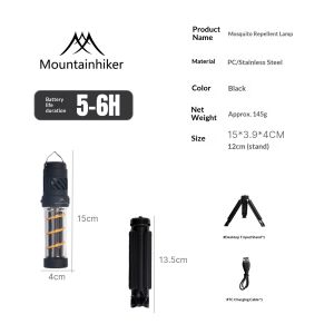 Mountainhiker | MOUNTAINHIKER Mosquito Killer Lamp Multi-functional Outdoor Camping Lamp Multi-functional Lighting Tent Lamp Camping Lamp
