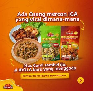 READY STOCK PAKET CUAN 1 - Iga sapi 1 pack + cumi 1 pack