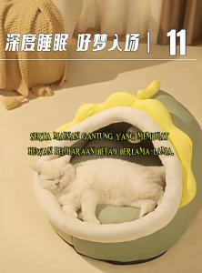 Promo Murah Kasur Kucing Berkantong/Tempat Tidur Kucing Hangat Lembut Dan Nyaman/Kasur Kucing Murah Meriah/Tempat Tidur Kucing Murah Empuk Dan Jumbo/Rumah Kucing.Peralatan Kucing 1 Set/Perlengkapan Hewan/Keranjang Kucing