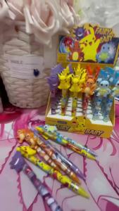 Bandai | Bút Chì Tự Động Pokemon Hoạt Hình Dễ Thương Phụ Kiện Anime Cao Cấp Quà Tặng Nhỏ Cho Mọi Lứa Tuổi