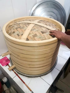 Large Rural Stove Iron Pot Steamer Special Extra Large Size for Home Use Steamed Buns Steamer with Handle Commercial Use Dim Sum Tray