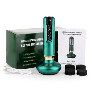 Hailicare | Electric Cupping Massager Handheld Vacuum Suction & Gua Sha Heating Rechargeable Body Massage Device for Home