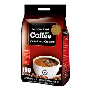 SAGOCOFFEE | 3-in-1 Vietnamese Instant Coffee Strips Charcoal Roast Civet Strong