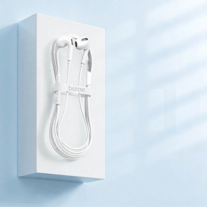 Bizoe | New Semi-in-ear Wired Headphones High Fidelity Noise-reduction Comfortable