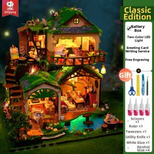 QIAOZHIJIANG | DIY Miniature Villa Model Assembly Toy