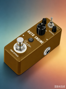 Rowin LEF-3801 Roto Engine Bàn Đạp Điều Chế Quay Phaser Vibe Chorus 3 Trong 1 True Bypass Guitar Effect Pedal Cho Guitar Điện