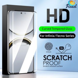 HD Clear Curved Tempered Glass For Tecno Spark 20 Pro + 5G infinix Zero 30 Note 40 Pro + 4G 5G Full Cover Screen Protector