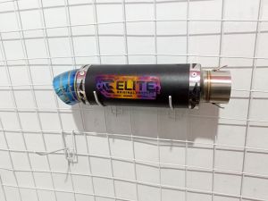 silincer silinser selencer selenser knalpot original ELITE racing POWDER COATING inlet 50 mm