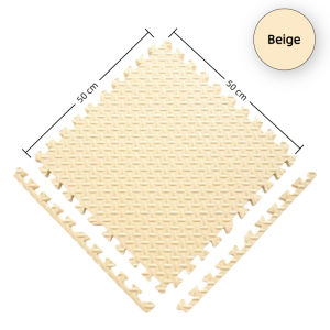 🔥แผ่นรองคลาน EVA 60x60 ซม. ขอบปิด 2 ด้าน หนา 1.2 ซม. กันกระแทก ปลอดภัยเด็ก คละสีได้ ทำความสะอาดง่าย💥