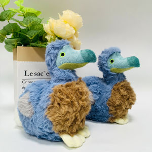 Cute Dodo Bird Plush&Keychain Extinct Animal Stuffed Toy Ultra-Soft Fluffy Mauritius Gift for Kids History Lovers Home Deco