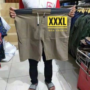 Big Size Celana Pendek Chinos Pria Size Jumbo Celana Pendek Pria Dewasa Xxl Rip Karet Pinggang