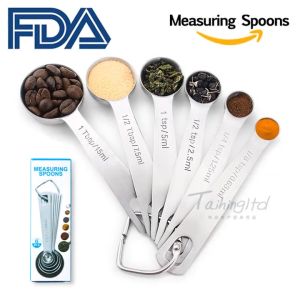 Measuring Cups Premium Stackable Kitchen Measuring Spoon Set Stainless Steel Measuring Cups and Spoons Set