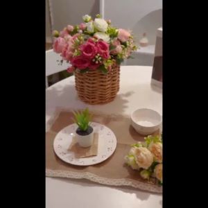 High Quality Buket Bunga Mawar Peony Palsu Bridesmaid/Artificial Rose Peony Bouquet/Bunga Cantik Estetik Korean Homedecor