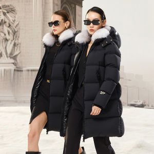 Guvet | Outdoors Mid-length Mink Collar Down Jacket