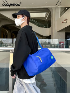 Túi Bơi Nam Mùa Hè 2025 Túi Thể Thao Ngoài Trời Đôi Khóa Kéo Túi Du Lịch Thể Dục Túi Đựng Đồ Riêng Ướt Và Khô Túi Đeo Vai Oxford Polyester