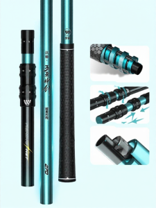 woding | Telescopic Foldable Fishing Net Poles Carbon Fiber