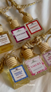 Okada Scent Hanging Car Diffuser – 10ml Oil-Based Long-Lasting Fragrance