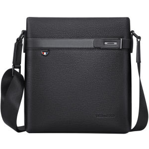 WILLIAMPOLO | Genuine Leather Crossbody Bag for Men Business and Commuting