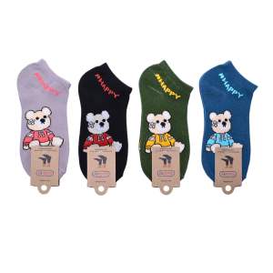 ถุงเท้าแฟชั่นข้อสั้น 12คู่ เนื้อผ้าดีนุ่ม ข้อเท้า สินค้าไทย