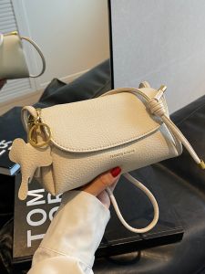 Túi Đeo Chéo Thời Trang Nhỏ Sang Trọng Túi Vuông Nhỏ Cho Nữ Túi Đeo Vai Thường Ngày Túi Da PU Mềm Màu Trơn Phong Cách Hàn Quốc