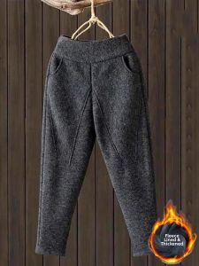 Elegant New Winter Womens Harem Pants 2026