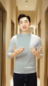 Áo thun nam dài tay Aristino x Insidemen phom ôm chất liệu đàn hồi cao giữ nhiệt tốt ILT026EDP01