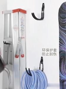 Kaitan Baja Sepeda/Wall Mount Garage/Bike Hanger Hook/ Heavy Duty Garage/Storage Hooks Steel/Gulungan Selang Air Wall Storage Hooks