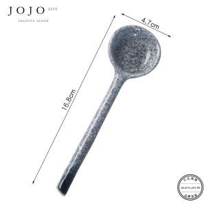 Creative Long-Handled Spoon Japanese Style Dining Utensils Home Restaurant Use Ceramic Soup Spoon Dining Set Popular Brand