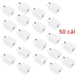 Bộ Chuyển Đổi Phích Cắm Tường USB Kép 2 Cổng 5V/2.1A Phích Cắm AU Sạc Nhanh Tương Thích Với Điện Thoại Tiện Lợi Khi Đi Du Lịch