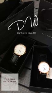 Đồng hồ đôi DW - đồng hồ DW nữ dây da Classic Petite Fullbox