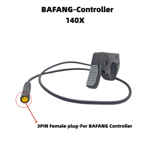 GUSTAVO E-bike Throttle Universal Throttle ，130X 140X 3PIN WP-Plug ，Only For KT Controller And BAFANG Controller Optional