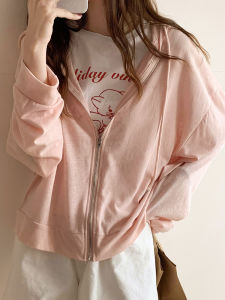 เสื้อคลุมกันแดดแขนยาวมีฮู้ด น้ำหนักเบา สำหรับผู้หญิง ฤดูใบไม้ร่วง 2025 ใหม่ ออกกำลังกายกลางแจ้ง ระบายอากาศได้ดี แจ็คเก็ตกันแดดแบบอเนกประสงค์