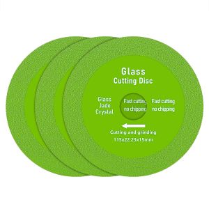1/2/5Pcs Glass Cutting Disc 100mm x22.23mm Ultra-thin Saw Blade Diamond Jade Wine Bottle Ceramic Polish Angle Grinder Machine