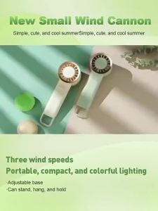 Portable Hand Fan 3 gear speed fan USB Rechargeable Small Pocket fan with colofour flash lamp D-544