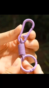10pcs/pack Fashion key buckle color spring hook keychains