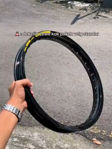 STICKER STIKER VELG TAKASAGO EXCEL ASIA PRINT HITAM BERKUALITAS ORI