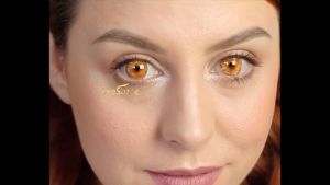 【Eyecolor lens】ANIME SOFT CONTACT LENS COSPLAY CRAZY LENSA14.5MM LENSA merah/biru/ungu/kuning/hijau/abu-abu