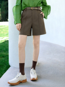 INLIFE | Vintage Business High-Waisted Shorts