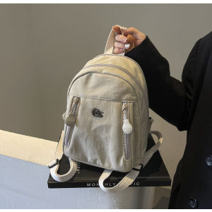 กระเป๋าเป้สะพายหลังผ้าอ็อกซ์ฟอร์ดน้ำหนักเบา กระเป๋าเดินทางแบบเรียบง่ายสำหรับผู้หญิง กระเป๋าเป้สะพายหลังสำหรับนักเรียนวิทยาลัย กระเป๋าเป้สะพายหลังแบบลำลอง