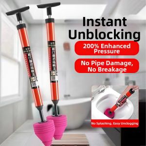 High-Pressure Air Toilet and Pipe Unblocker