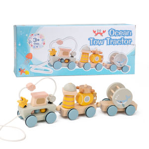 Animal Elephant Style Pull Toy For Toddlers 1-3