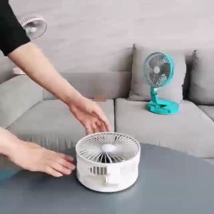 V2S F7 Table Lamp Folding Fan Rechargeable Fan with Light