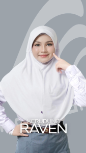 Rabbani - Jilbab / Hijab / Kerudung Sekolah Instan Raven Exclusive