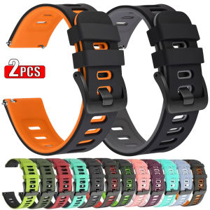 2PCS 20 22mm Silicone Strap For Huawei Watch 5 Pro GT 5 4 3 42 46mm Sport Wristband GT2 GT2 Pro Replacement Bracelet Accessories